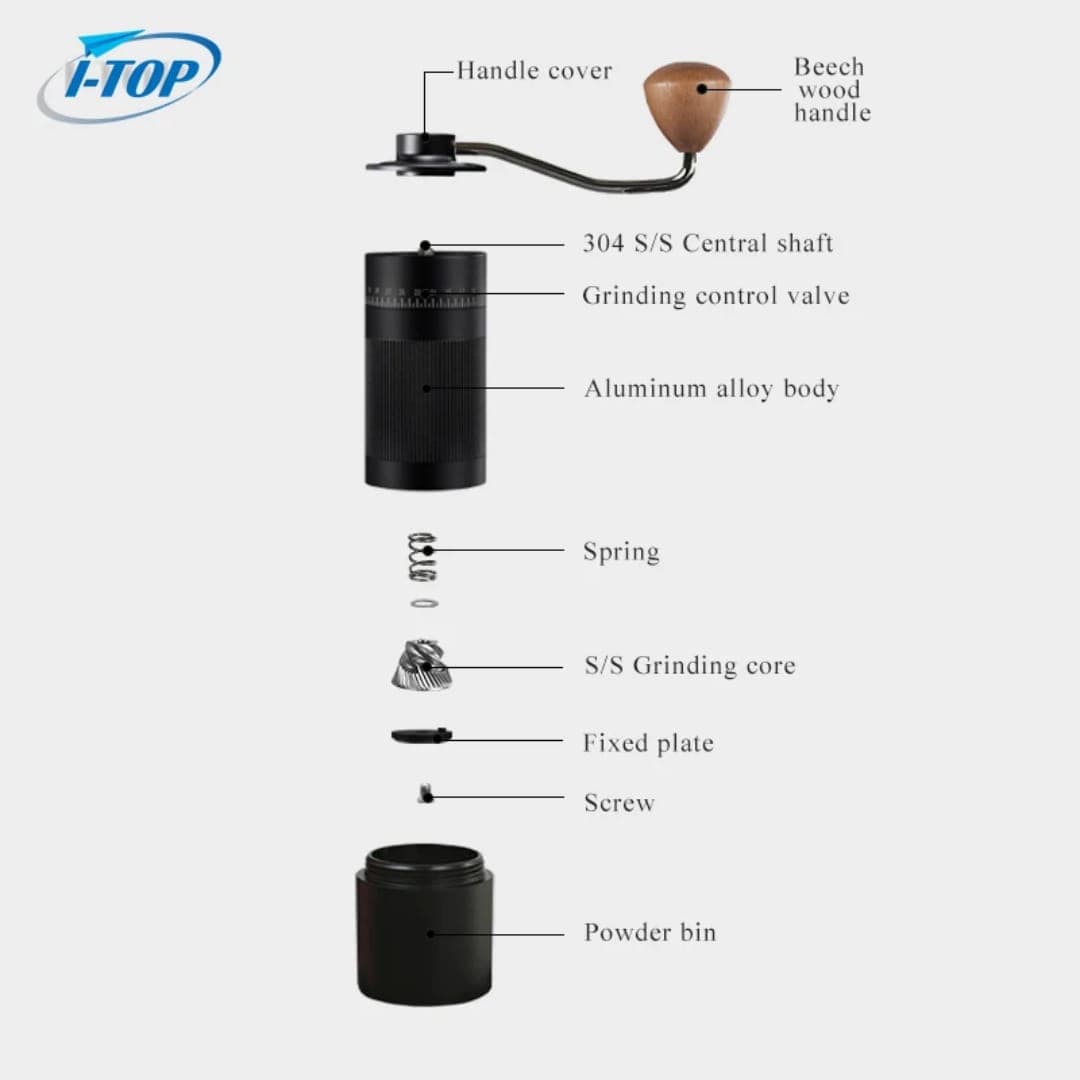 Manual Coffee Grinder Black